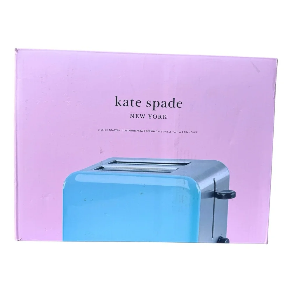 Kate Spade New York Vintage Turquoise 2-Slice Toaster‎ Retro *New Open Box READ*